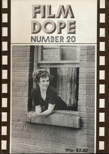   Film Dope No. 20 (April 1980). 