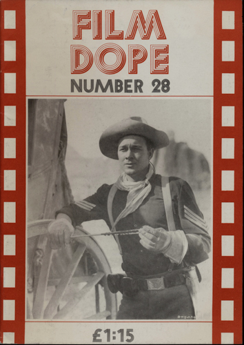   Film Dope No. 28 (December 1983). 