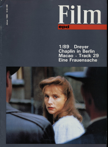   epd (Evangelischer Pressedienst) Film Heft 1/1989 (Januar 1989): Dreyer. Chaplin in Berlin. Macao/Track 29/Eine Frauensache. 