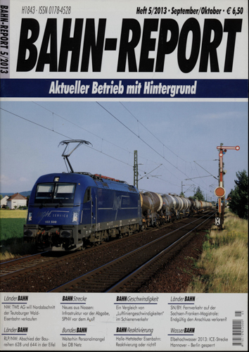   Bahn-Report. hier: Heft 5/2013. 