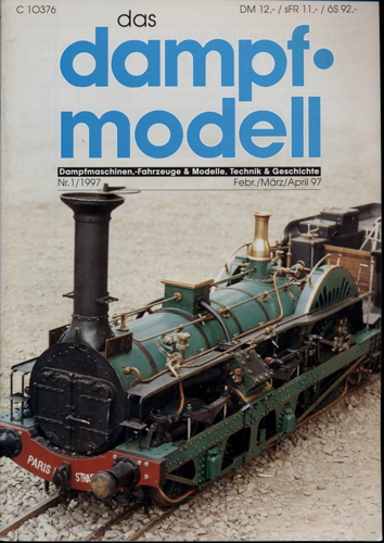   Das Dampfmodell (Fachzeitschrift) Heft 1/1997 (Febr./März/April 97). 