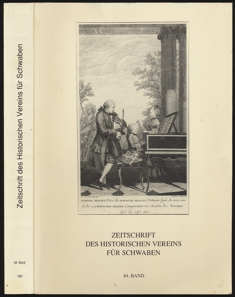 HISTORISCHER VEREIN FÜR SCHWABEN (Hrg.)  Zeitschrift des Historischen Vereins für Schwaben: 84. Band 1991. 