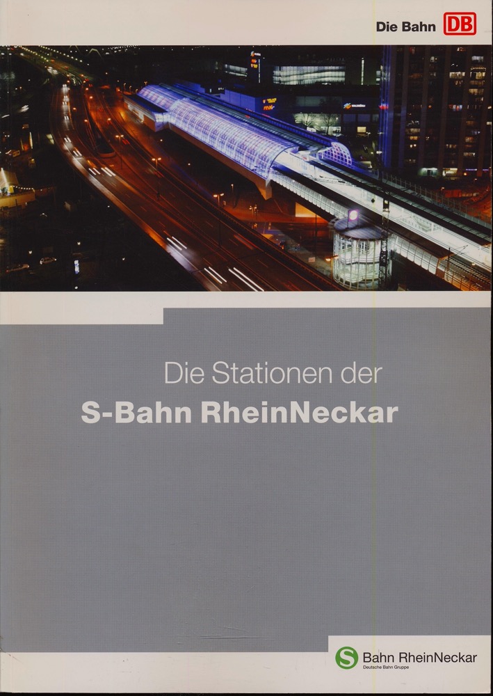   Stationen der S-Bahn RheinNeckar. 