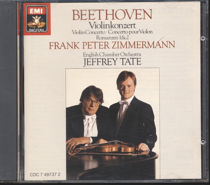 Frank Peter Zimmermann, Jeffrey Tate, English Chamber Orchestra  Beethoven: Violinkonzert op. 61; Romanzen 1 & 2  *Audio-CD*. 