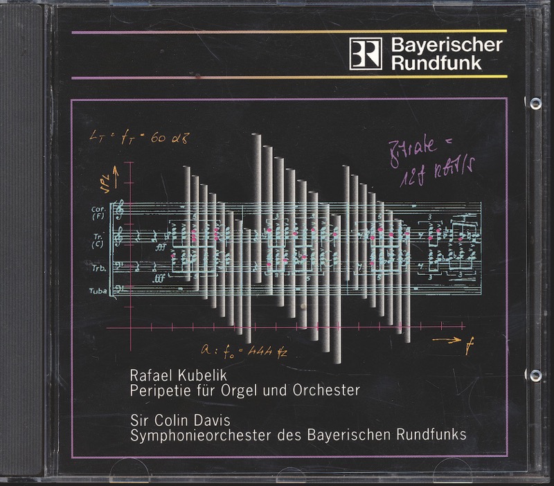 Colin Davies, Symphonieorchester des Bayerischen Rundfunks, Edgar Krapp Orgel)  Rafael Kubelik: Peripetie für Orgel und Orchester (1983/84) [CD]  *LP 12'' (Vinyl)*. 