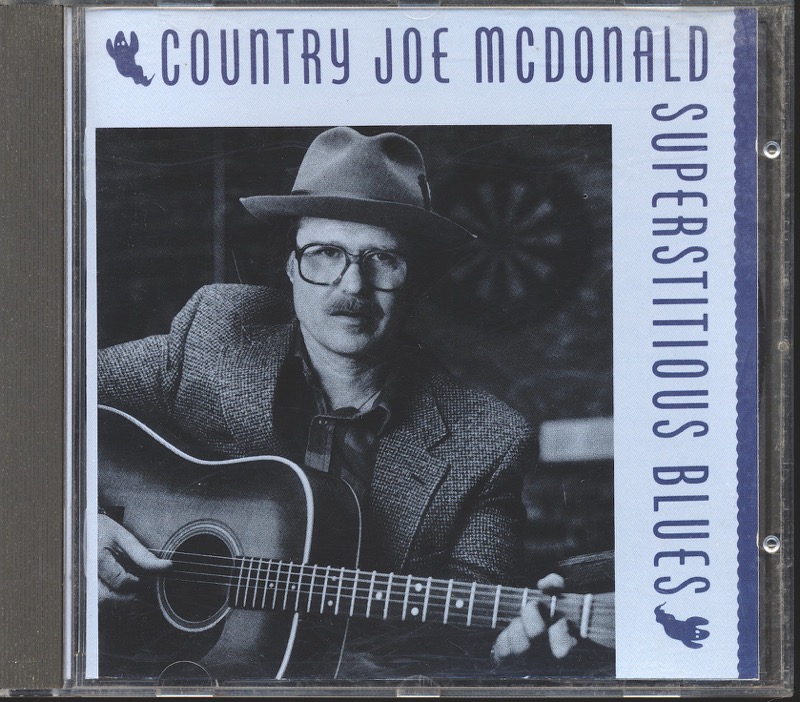 Country Joe McDonald  Superstitious Blues  *Audio-CD*. 