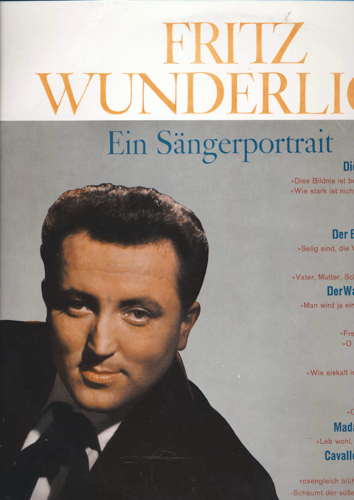 Fritz Wunderlich  Fritz Wunderlich. Ein Sängerportrait (70259-KR)  *LP 12'' (Vinyl)*. 