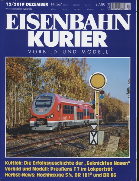   Eisenbahn-Kurier. Modell und Vorbild. hier: Heft Nr. 567 (12/2019 Dezember). 