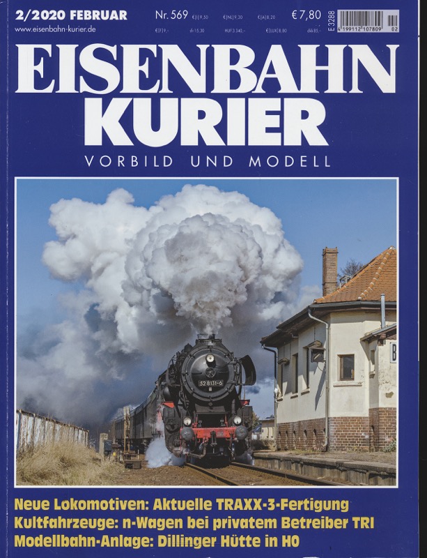   Eisenbahn-Kurier. Modell und Vorbild. hier: Heft Nr. 569 (2/2020 Februar). 