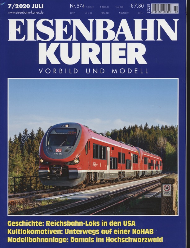   Eisenbahn-Kurier. Modell und Vorbild. hier: Heft Nr. 574 (7/2020 Juli). 