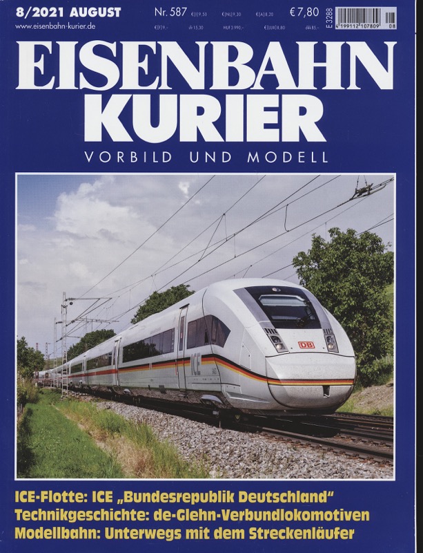   Eisenbahn-Kurier. Modell und Vorbild. hier: Heft Nr. 587 (8/2021 August). 