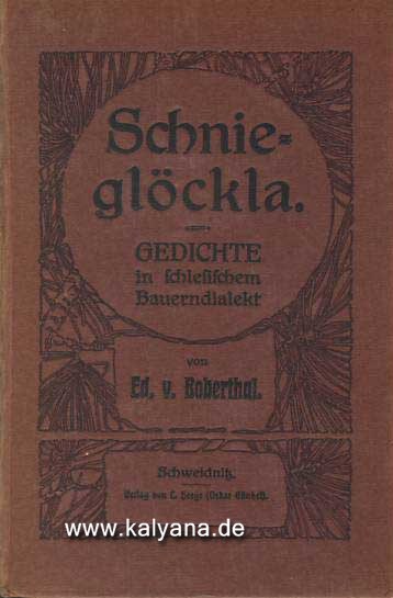 Boberthal, Eduard von:  Schnieglöckla. 