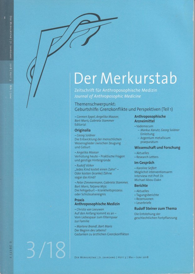 Sommer, Stefan:  Der Merkurstab - Zeitschrift für Anthroposophische Medizin. 