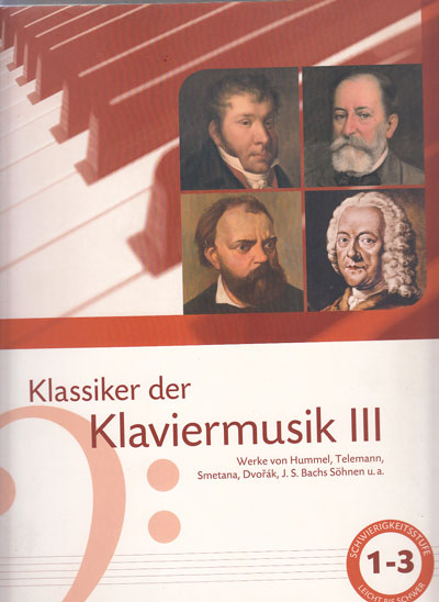 Lakos, Agnes:  Klassiker der Klaviermusik Werke von Hummel, Telemann, Smetana, Dvorak, J. S. Bachs Söhnen, u.a. 