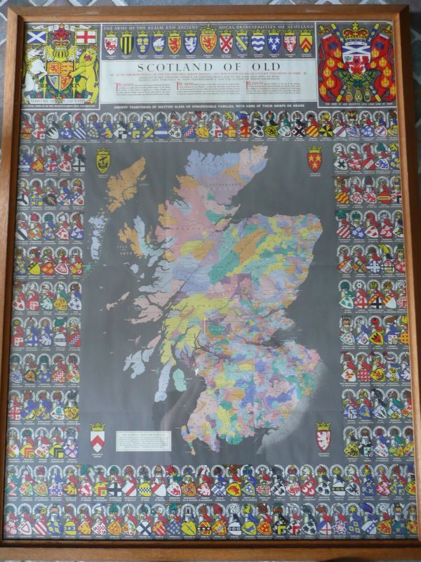 Schottland  Scotland of old. The Arms of the Realm and Ancient. Local principalities of Scotland 