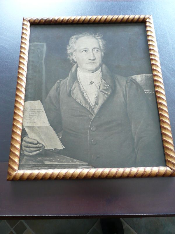 Johann Wolfgang von Goethe  Aufnahme nach einem GemÃ¤lde 