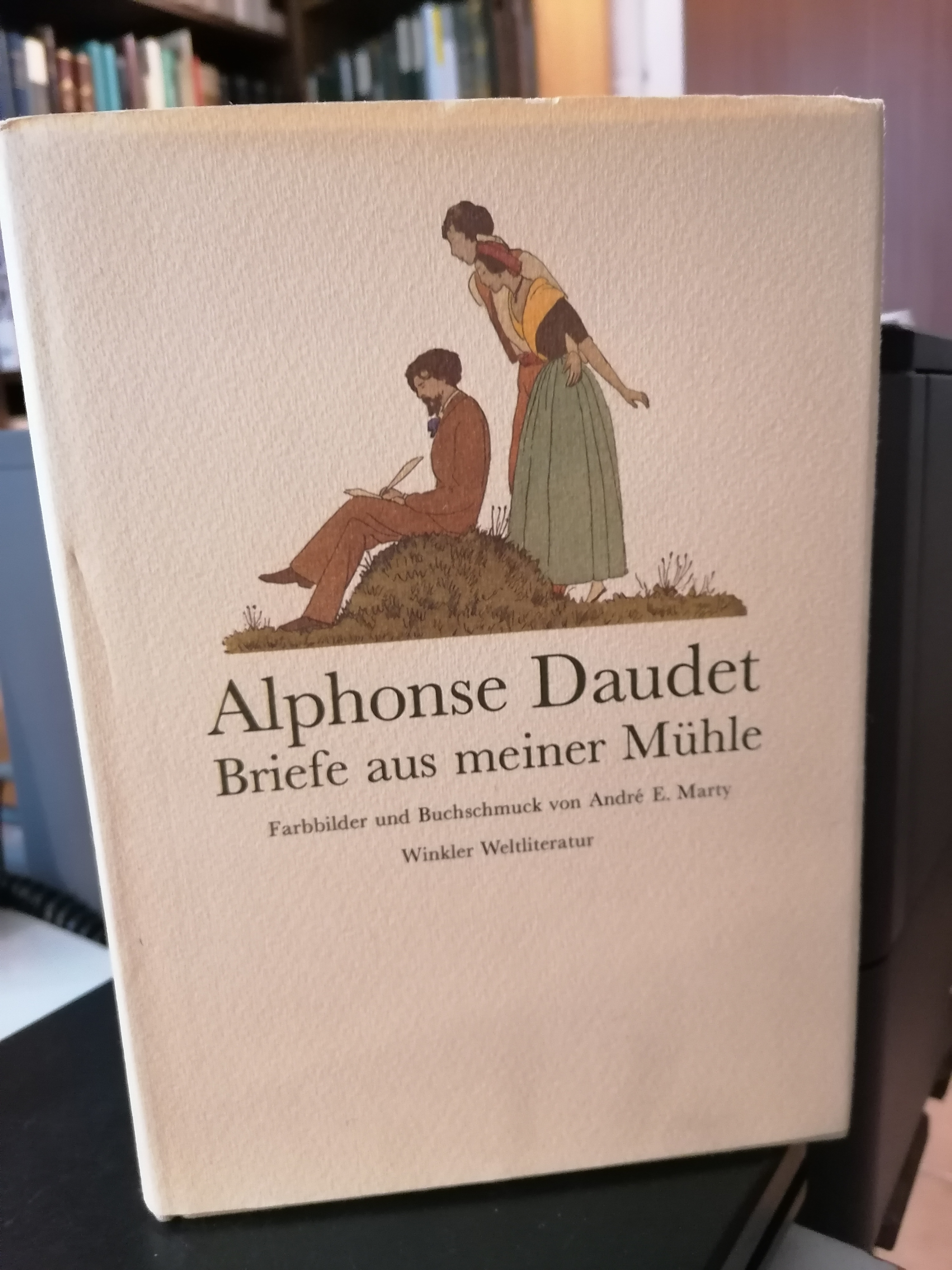 Daudet, Alphonse:  Briefe aus meiner Mühle. Illustrationen und  Buchschmuck von André E. Marty. Deutsch von Liselotte Ronte. 