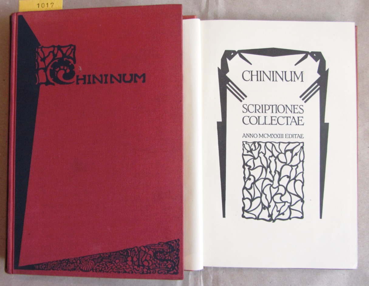 Büro zur Förderung des Chiningebrauchs (Hrsg.):  Chininum. Scriptiones Collectae 1923 + 1924. 2 Bände. Beiträge meist in Deutsch oder Englisch. 