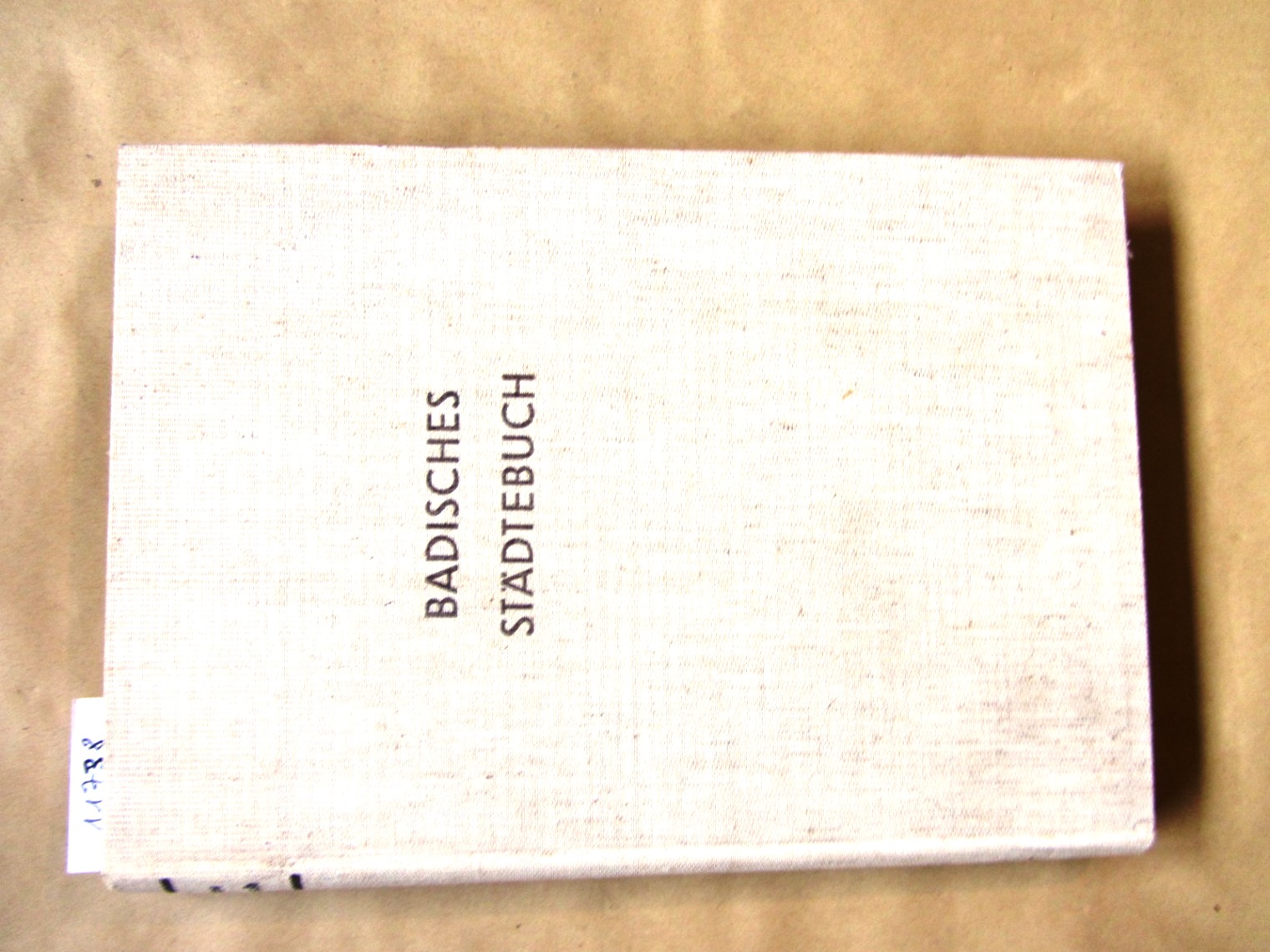 Keyser, Erich (Hrsg.):  Badisches Städtebuch. 