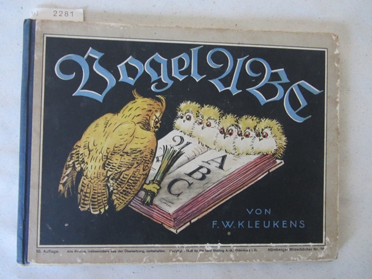 Kleukens, F.W.:  Vogel ABC. ("Nürnberger Bilderbücher", 39) 