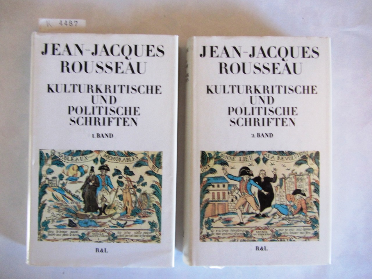 Rousseau, Jean-Jacques:  Kulturkritische und politische Schriften in 2 Bänden. 