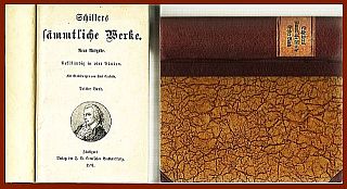 Schiller, Friedrich  Schillers sämmtliche Werke. Neue Ausgabe. Vollständig in vier Bänden. Mit Einleitungen von Carl Goedeke. 