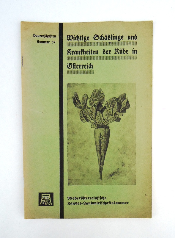 Miestinger, K. / Fischer, R. / Watzl, D. / Porsch, L.  Wichtige Schädlinge und Krankheiten der Rübe in Österreich. 
