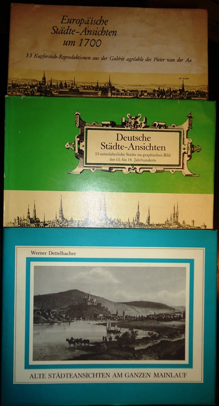 Ansichten deutscher und europäischer Städte -  3 Bände. 
