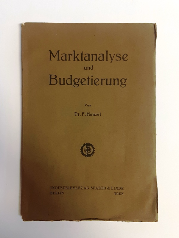 Henzel, F.  Marktanalyse und Budgetierung. 