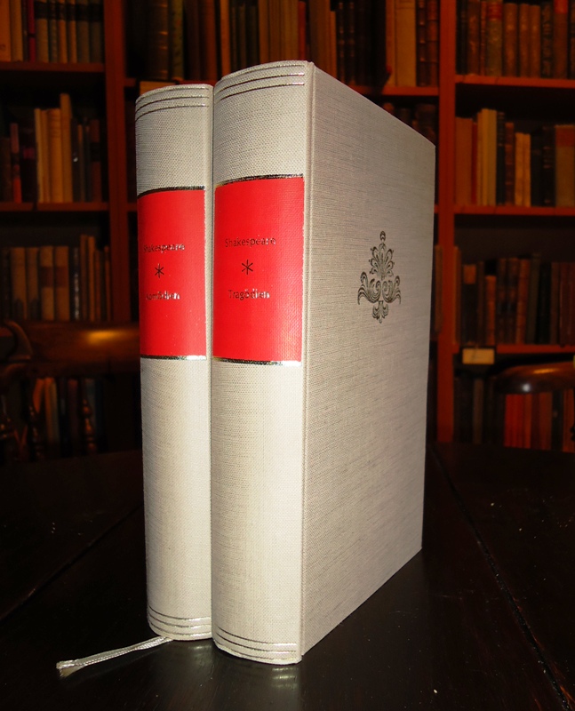 Shakespeare, William  Sämtliche Dramen in 2 Bänden (Komödien + Tragödien). Dünndruckausgabe. 