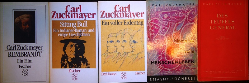 Zuckmayer, Carl  5 Bände Konvolut. 