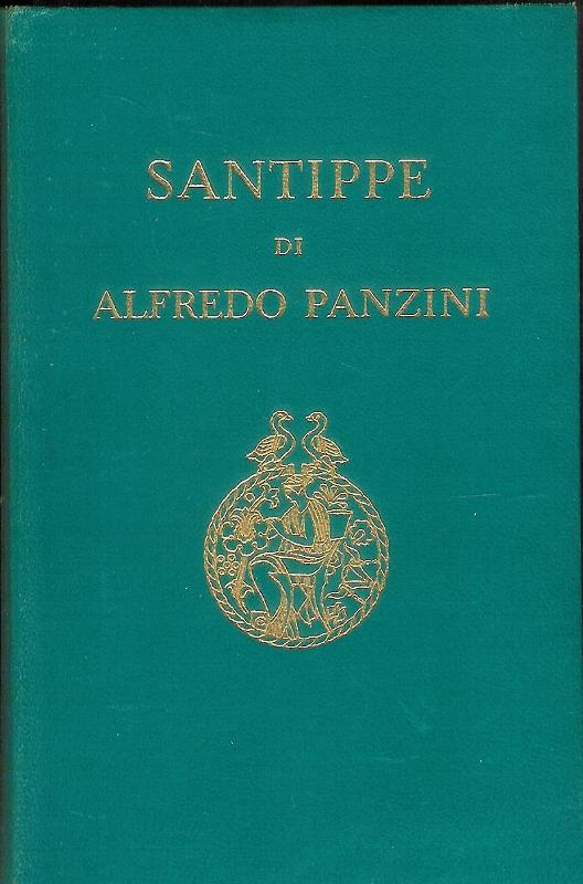 Panzini, Alfredo  Ganzlederband - Santippe. Piccolo romanzo fra l´antico e il moderno. 