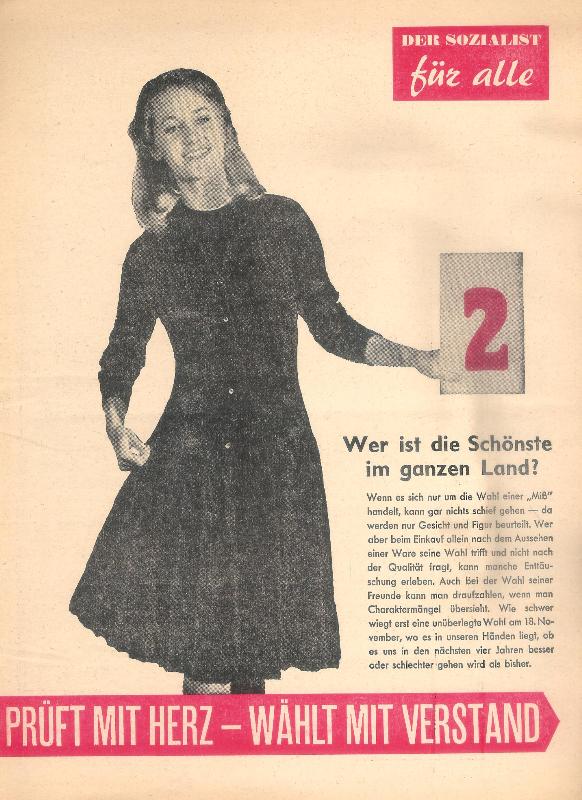 Der Sozialist für alle  Nr. 10, Oktober 1962. 