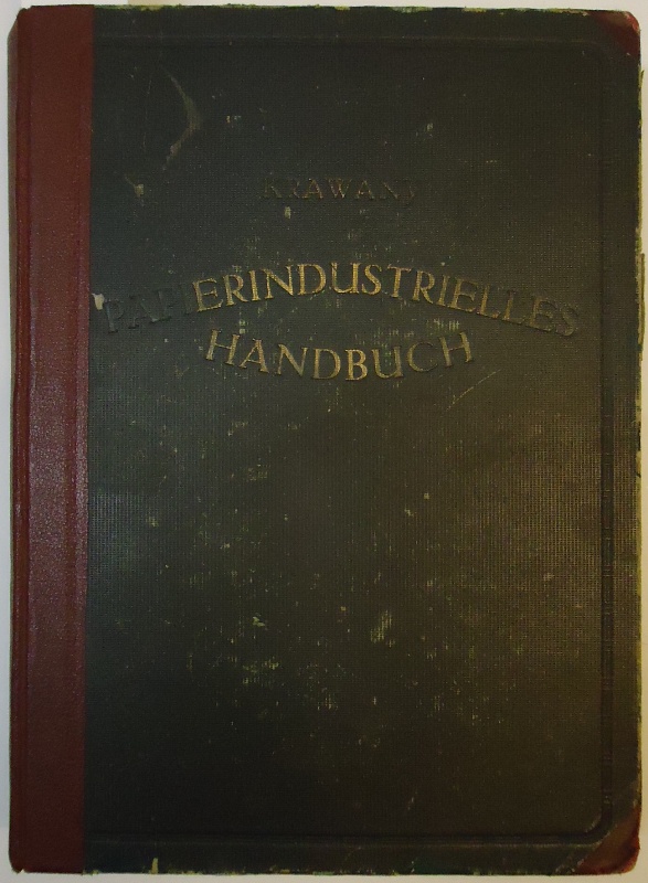 Krawany, Franz  Papierindustrielles Handbuch. 