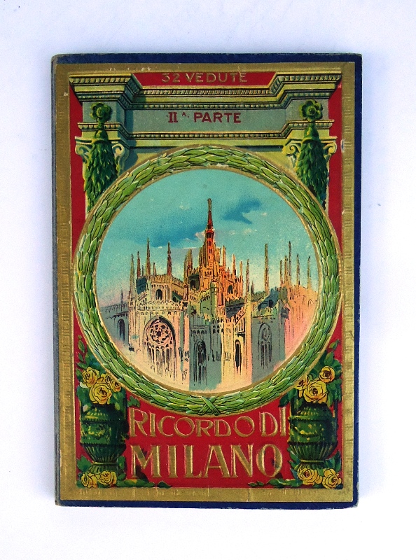 Milano -  Riccordo di Milano. Photo-Leporello. 32 Vedute. 