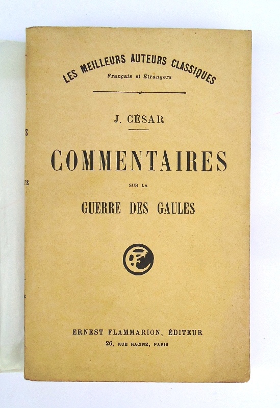 Cesar, J.  Commentaires sur la guerre des Gaules. 