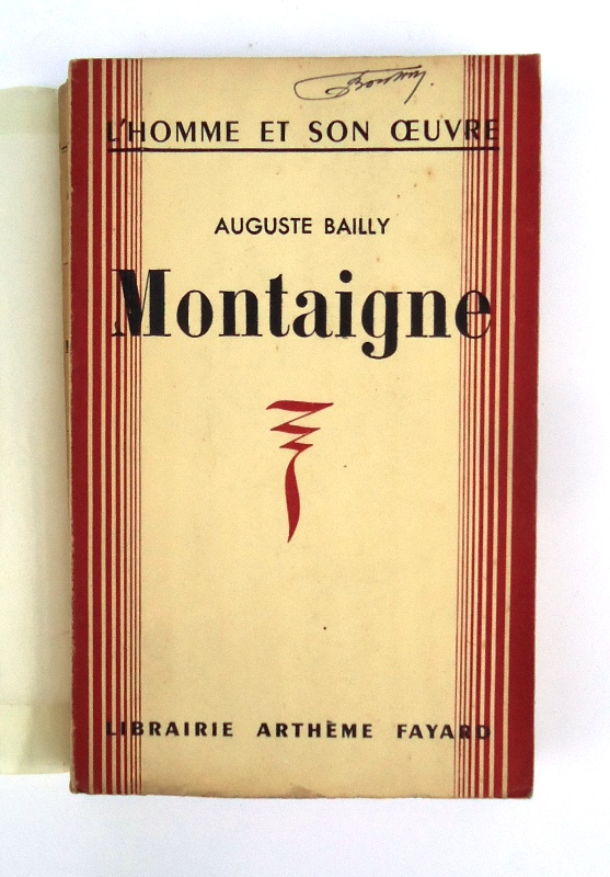 Montaige - Bailly, Auguste  MONTAIGNE. 