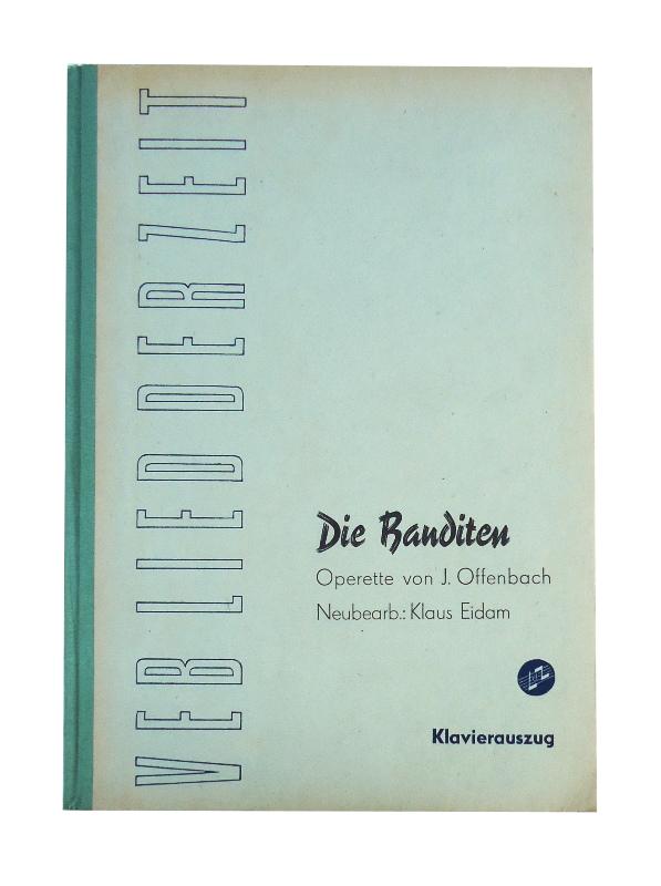 Offenbach, Jacques / Eidam, Klaus ( Neubearb.)  Die Banditen. Ouvertüre. Klavierauszug. 