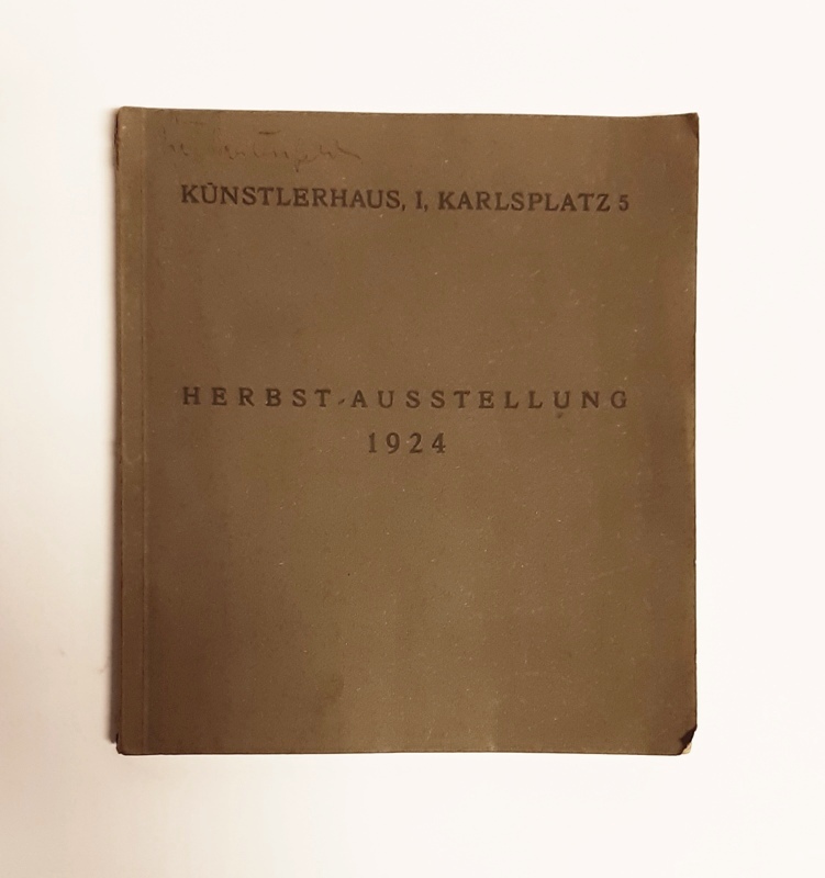 Künstlerhaus Wien  Herbst-Ausstellung 1924. 