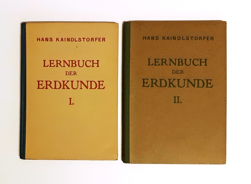 Kaindlstorfer, Hans  Lernbuch der Erdkunde für Mittelschulen. I. und II. 2 Bände. 