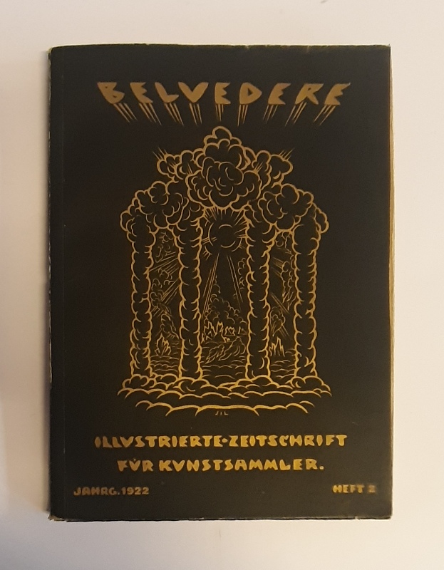 Braun, Edmund Wilhelm / Suida, Wilhelm (Hg.)  Belvedere. Illustrierte Zeitschrift für Kunstsammler. Jahrgang 1922, Heft 2. 