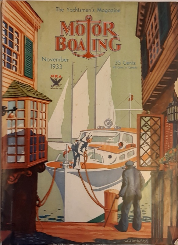 Yachting -  Motor Boating. The Yachtsmen's Magazine. November 1933. 