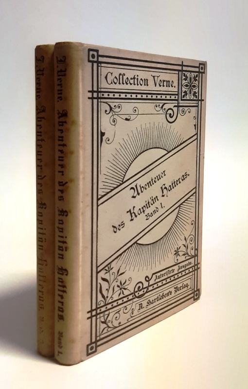 Verne, Jules  Abenteuer des Kapitän Hatteras. Komplett in 2 Bänden. 