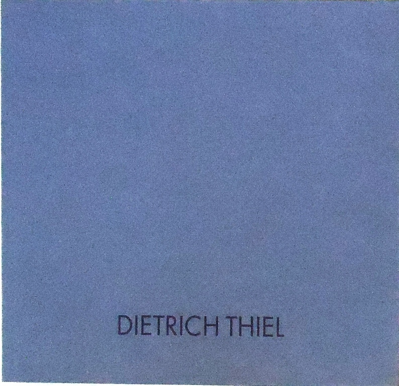 Schröder, Klaus Albrecht  Dietrich Thiel. Skizzenbuch 1973-1996. Mit einem Vorwort von Klaus Albrecht Schröder. 