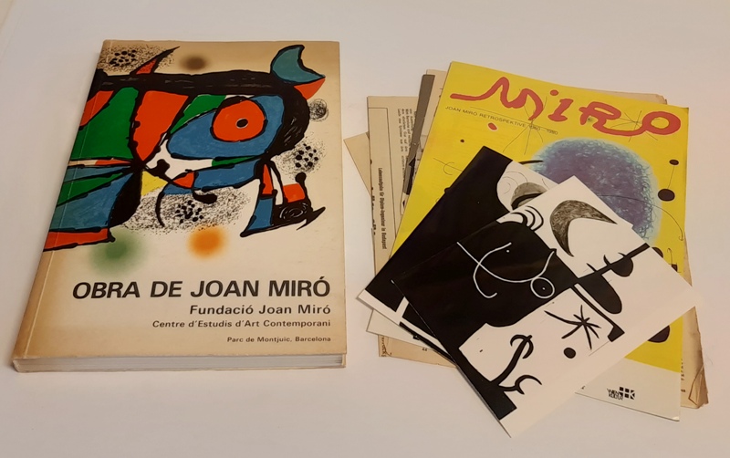 Miró, Jean  Obra de Joan Miró, Pintura, escultura i sobreteixims a la collecció de la Fundació. 