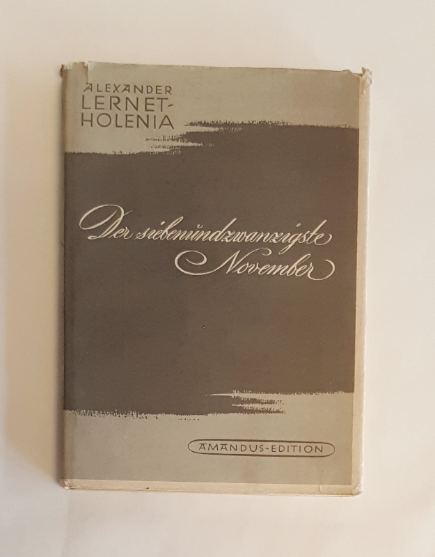 Lernet-Holenia, Alexander  Der siebenundzwanzigste November. Erzählungen. 
