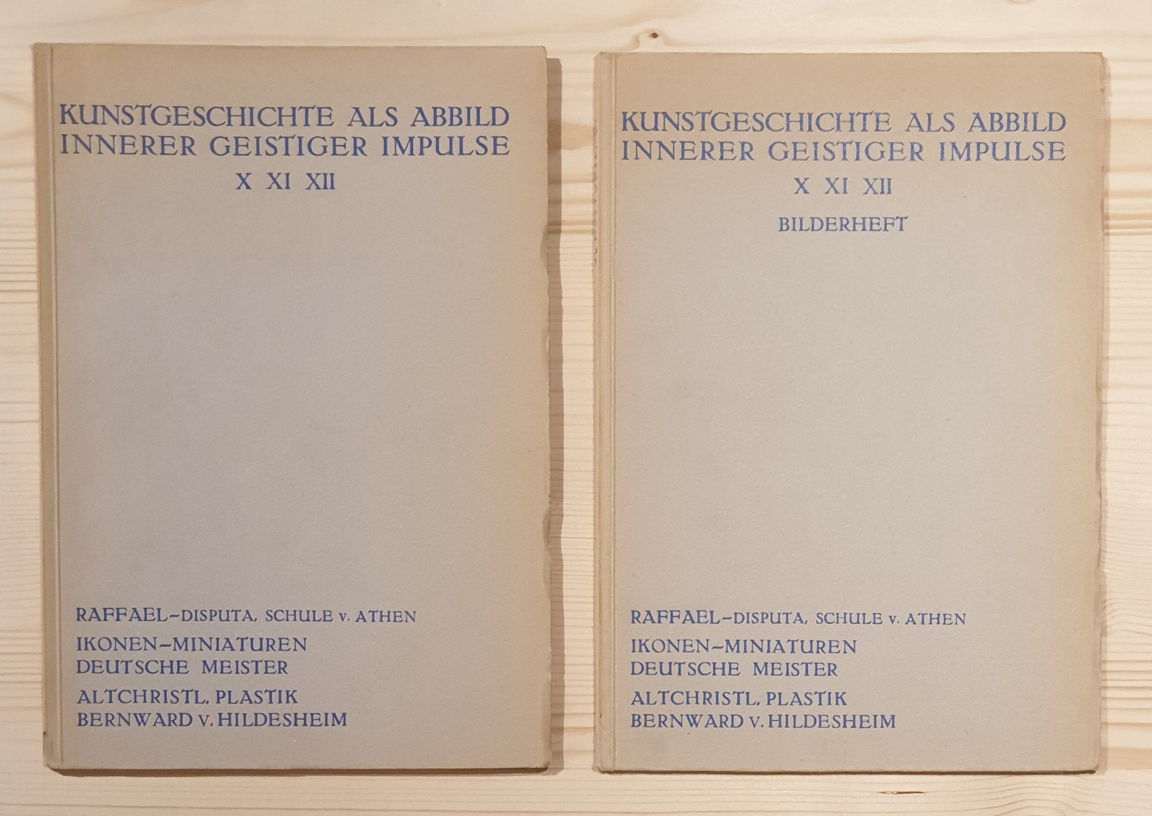 Steiner, Rudolf:  Kunstgeschichte als Abbild innerer geistiger Impulse. X., XI., u. XII. Vortrag. 