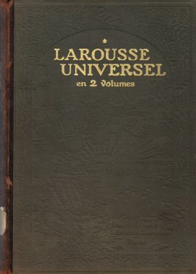 Augé, Claude  Larousse Universel en 2 Volumes - Nouveau Dictionnaire Encyclopedique [komplett - 2 Bände] 