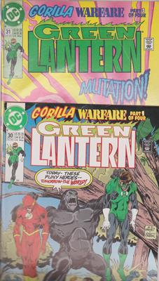 Jones, Gerard / M. D. Bright / Romeo Tanghal  Green Lantern - Gorilla Warfare # 30 + 31 - OCT 92 