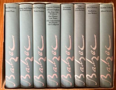 Honoré de Balzac / Wencker-Wildberg, Friedrich (Hrsg.)  Honoré de Balzac - Cäsar Birotteau / Vetter Pons / Das Chagrinleder / Vater Goriot u. a. (8 Bände im Schuber) 